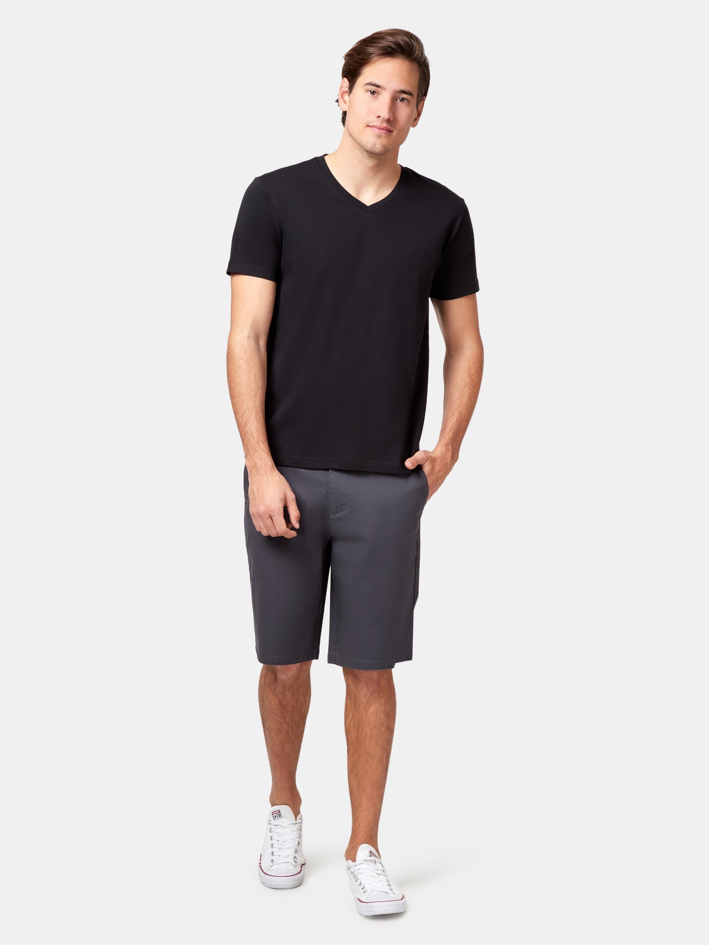 SS Basic Tee V Neck