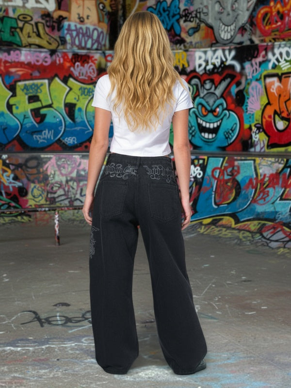 Retro High Street Boyfriend Jeans