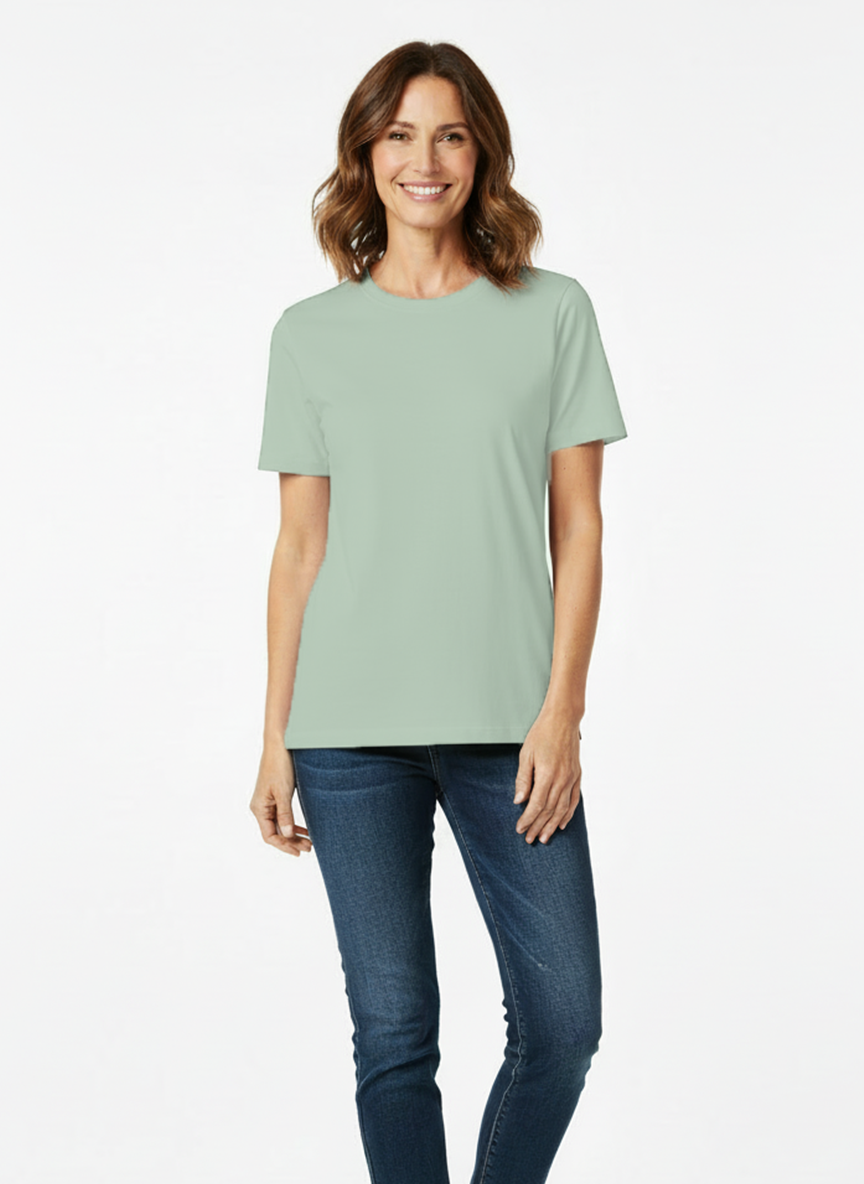 Jeanswest CloudSoft Women's Crew-Neck Tee - Australian Summer Essential S6A-52-273025