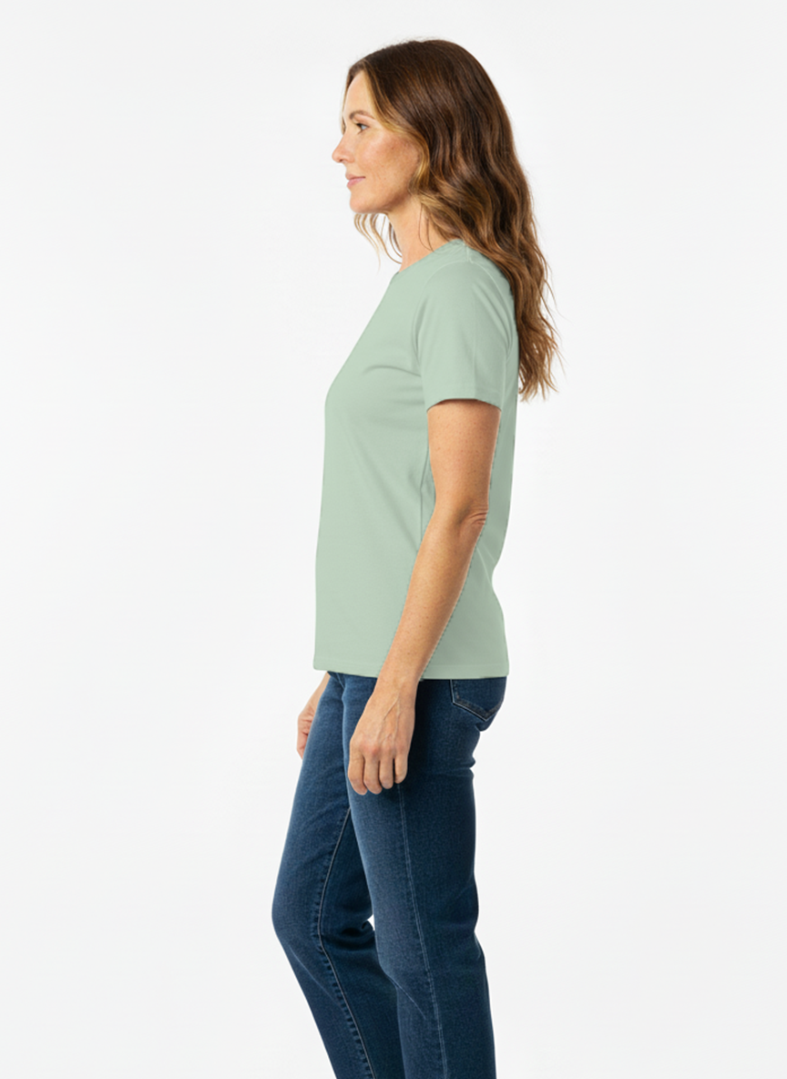 Jeanswest CloudSoft Women's Crew-Neck Tee - Australian Summer Essential S6A-52-273025