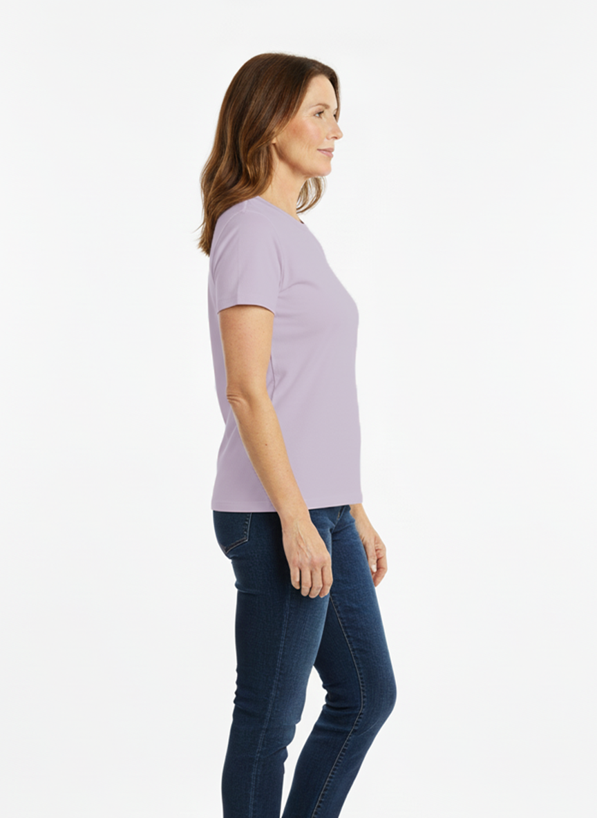 Jeanswest CloudSoft Women's Crew-Neck Tee - Australian Summer Essential S6A-52-273025