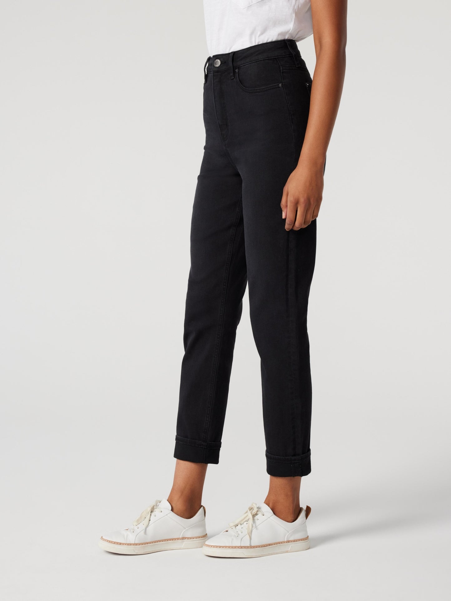 Brooke High Waisted Tapered Crop Jeans