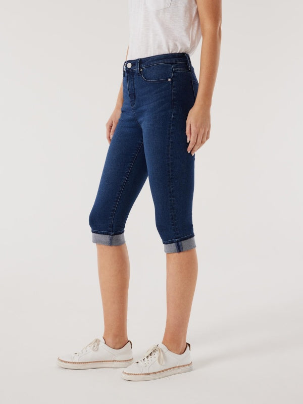 Women's Mid Waisted Skinny Jeans