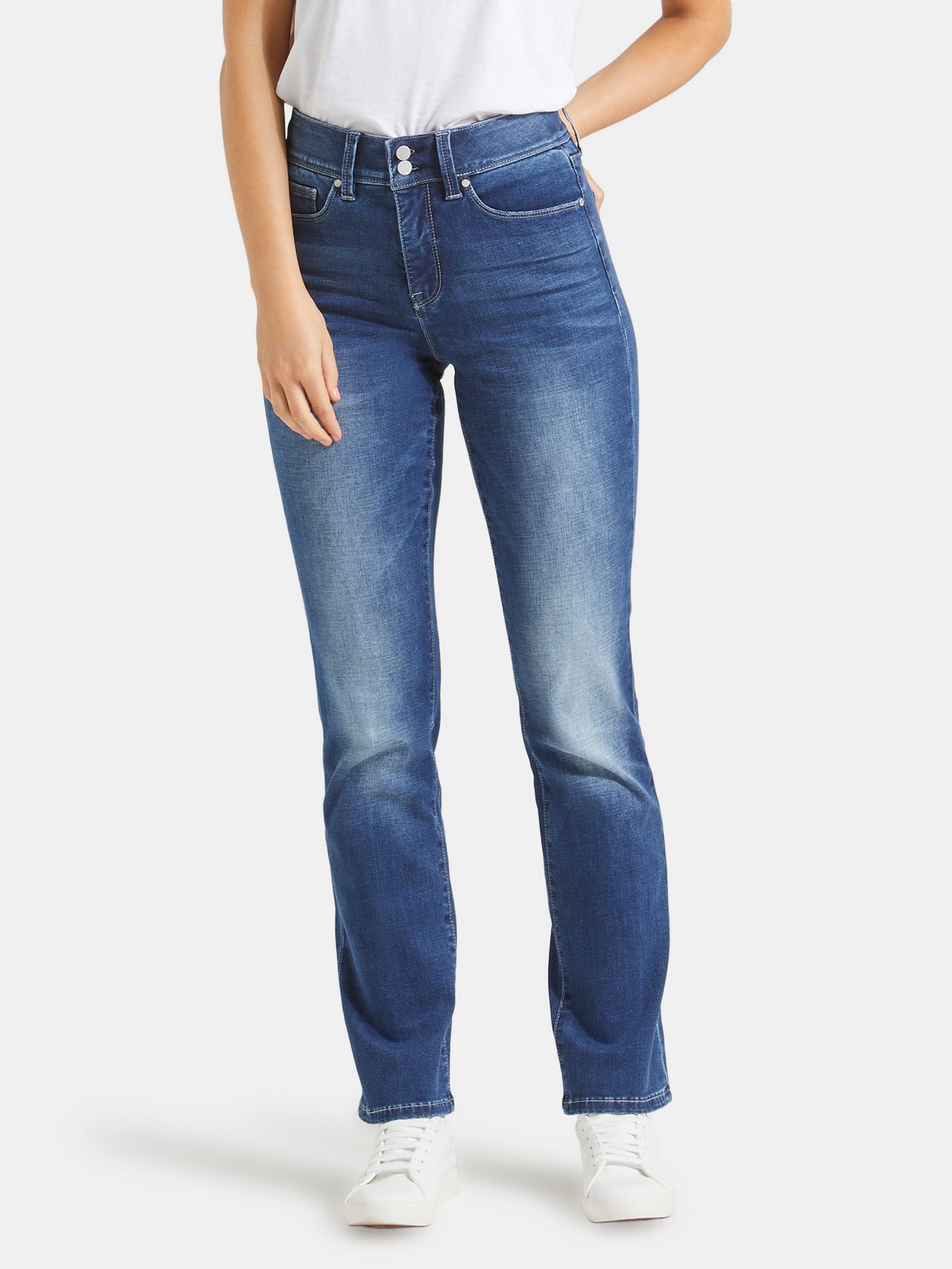 Tummy Trimmer Slim Straight Jeans