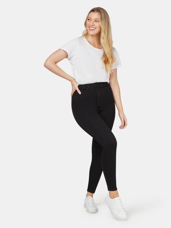 Slim Fit Jeans With Front And Back Pockets W26 US Women main image 1