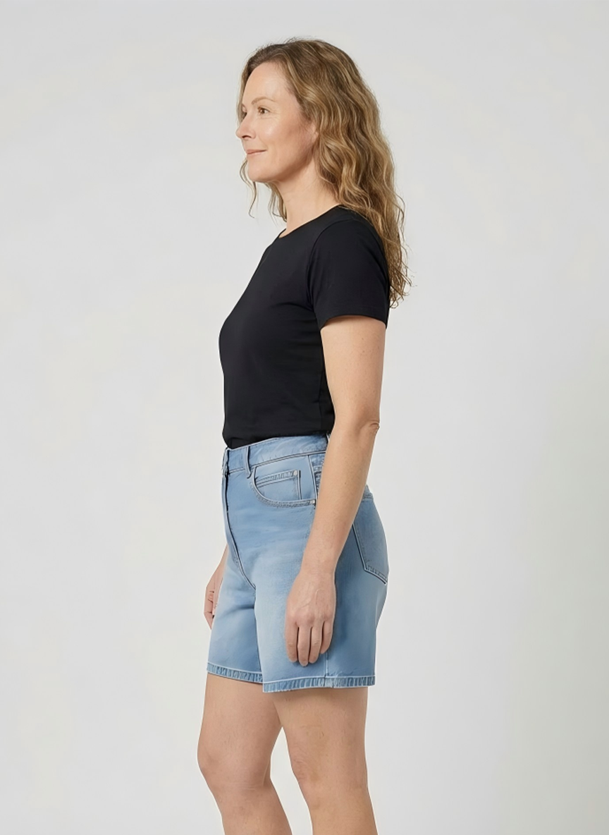 Jeanswest Jeanswest Tailored Mid-Length Short - S6A-52-264001 Enduring City Comfort