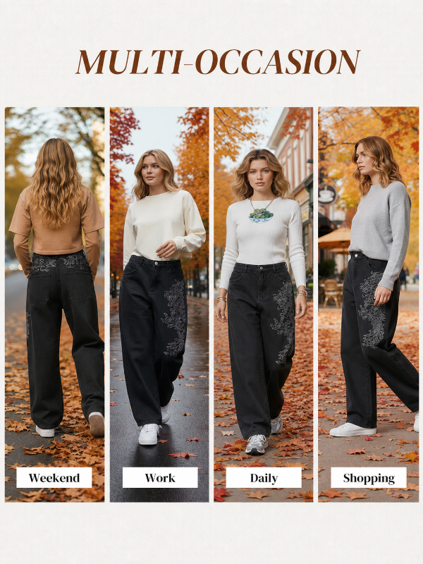 Retro High Street Boyfriend Jeans