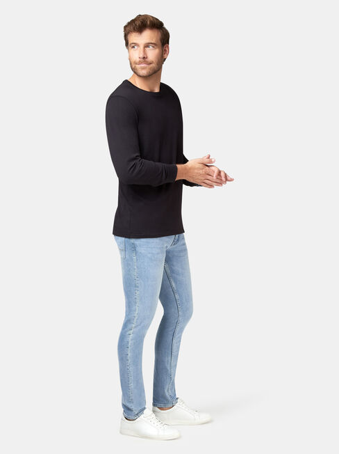Weston Long Sleeve Tee, Black, hi-res
