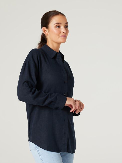 Rudi Relaxed Shirt, Blue, hi-res
