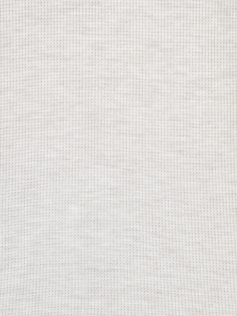 Max Curve Hem Textured Top, White, hi-res