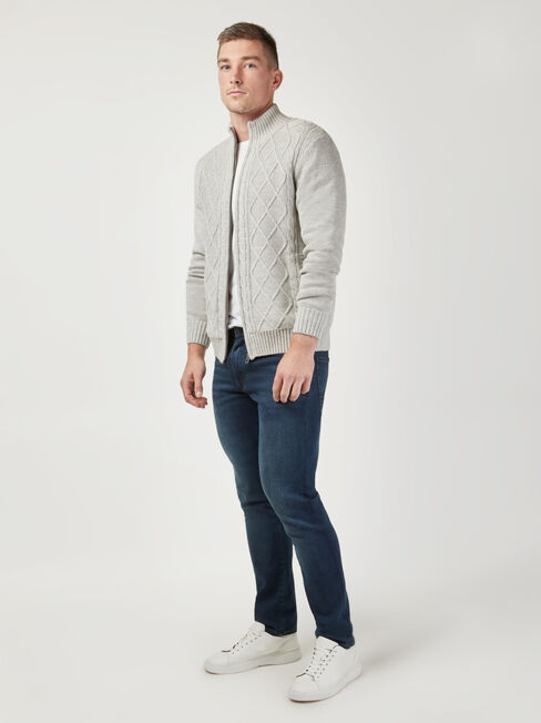 Theodore Sherpa Lined Cable Jacket