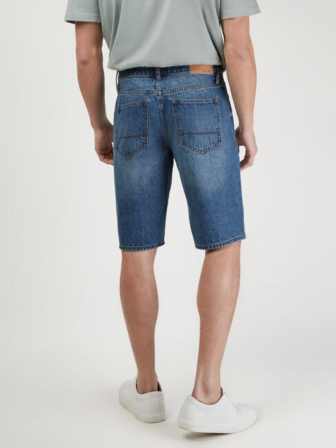 Kohen Denim Short, Blue, hi-res