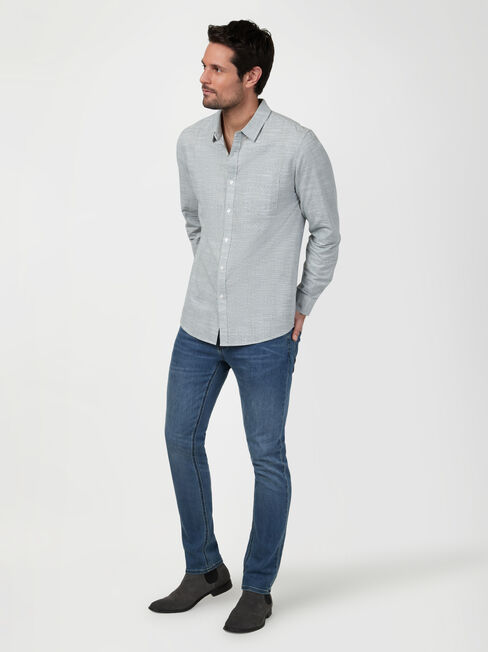 LS Max Check Shirt, Green, hi-res