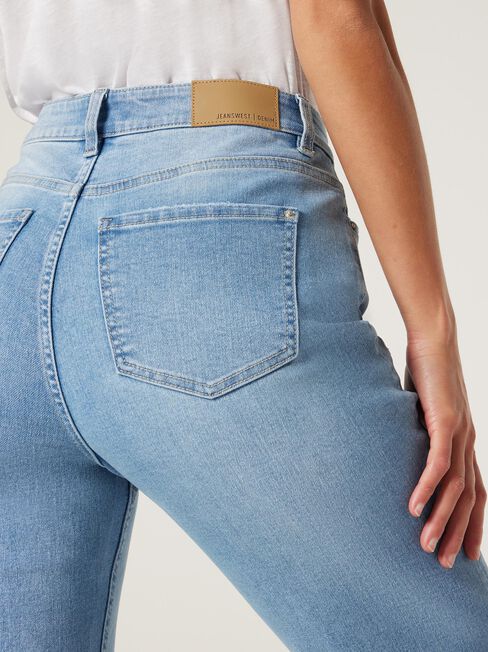 Demi High Waisted Straight Jeans, Mid Vintage, hi-res