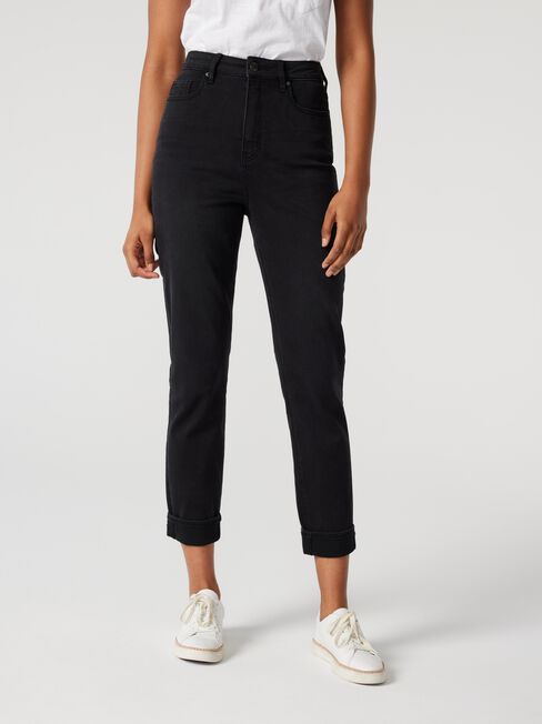 Brooke High Waisted Tapered Crop Jeans