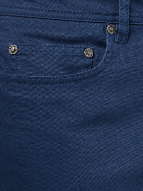 Milton 5 Pocket Short, Blue, hi-res