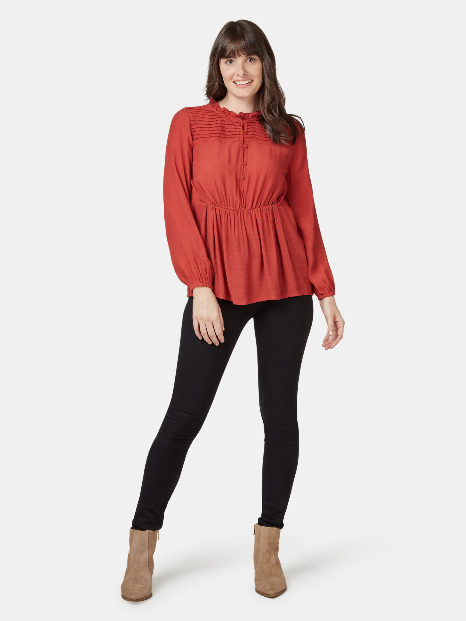 Peplum hem top hotsell