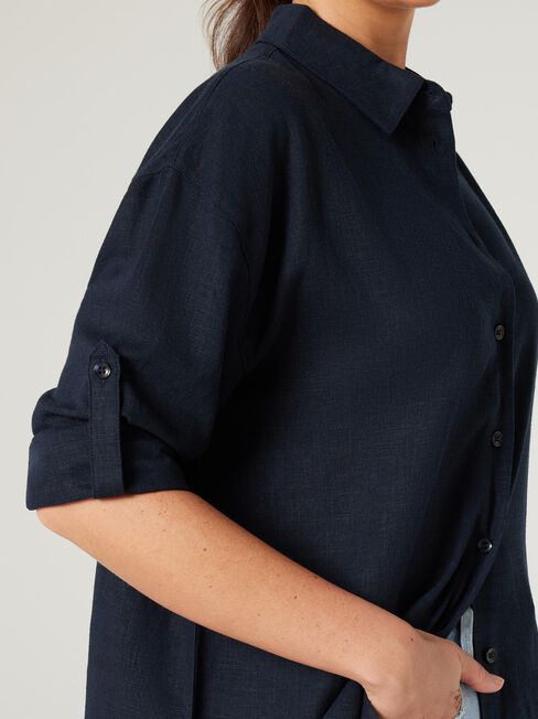 Rudi Relaxed Shirt, Blue, hi-res