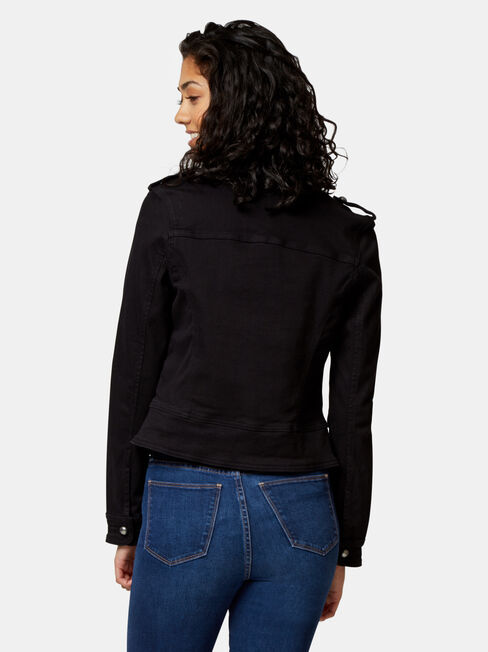 Natalie Casual Jacket, Black, hi-res