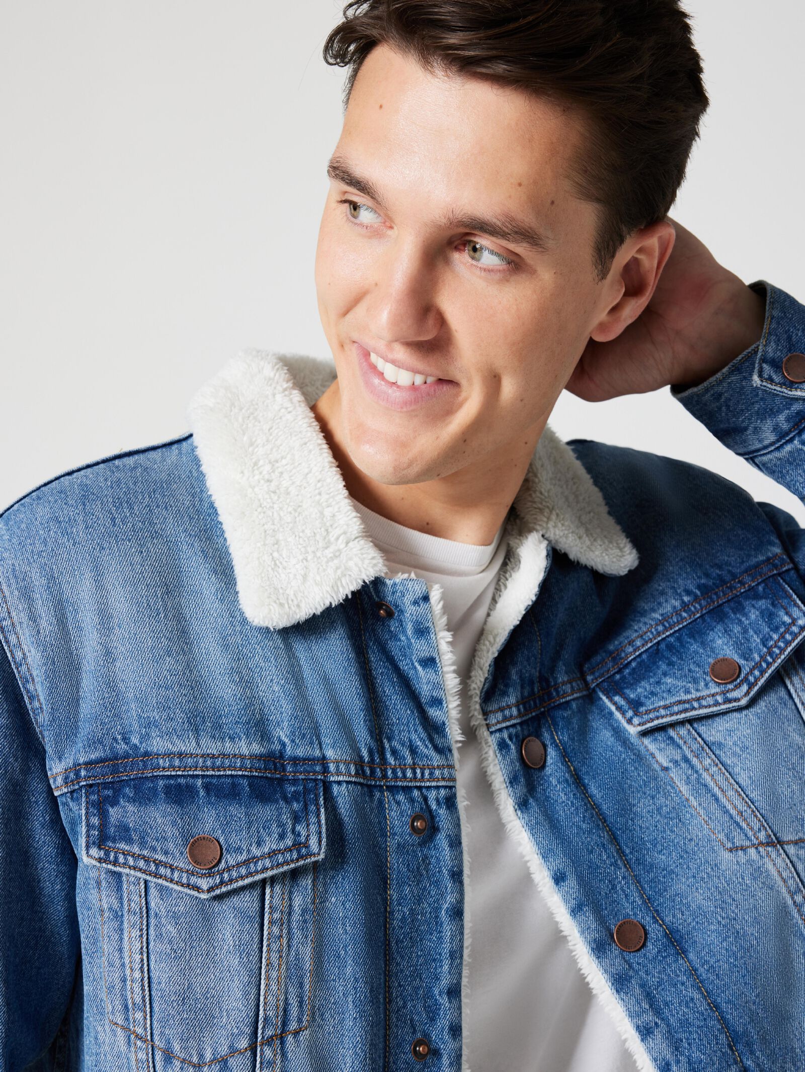 Dallas Sherpa Denim Jacket Jeanswest