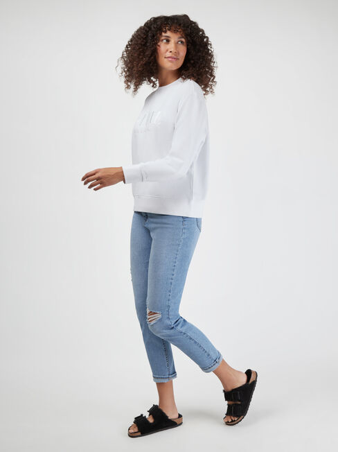 J-Luxe Sweat, White, hi-res