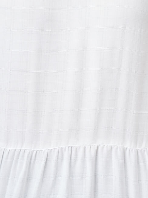 Sally Peplum Blouse, White, hi-res
