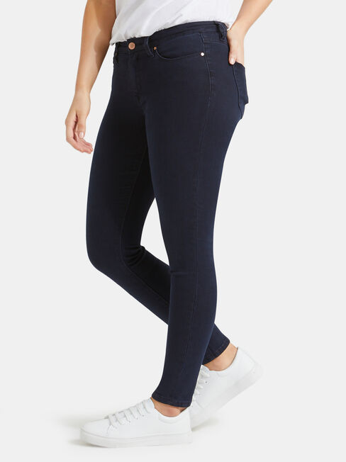Curve Embracer Skinny Jeans Indigo Ink, Dark Indigo, hi-res