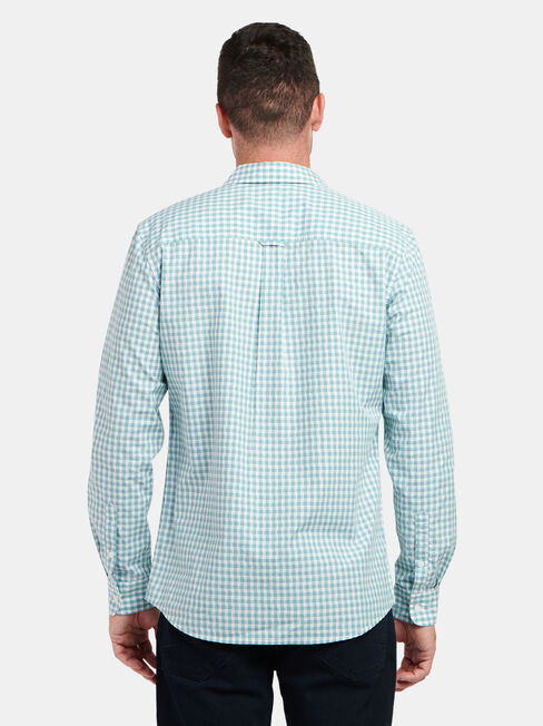 LS Taj Check Shirt, Green, hi-res