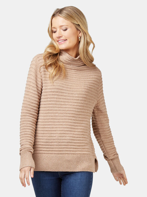 Josie Nep Pullover, Brown, hi-res