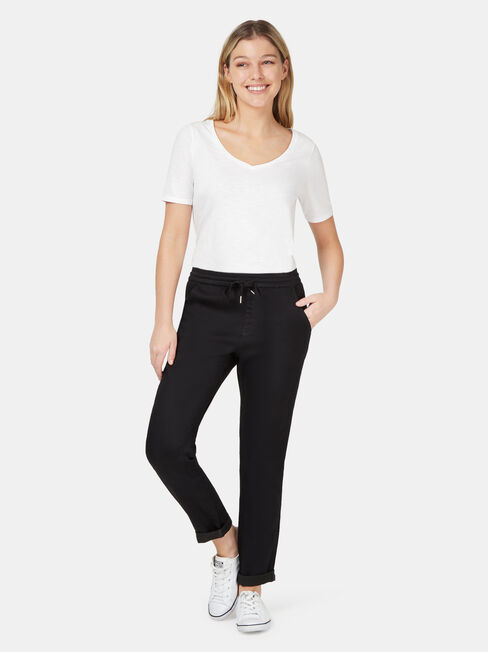 Amy Luxe Jogger, Black, hi-res