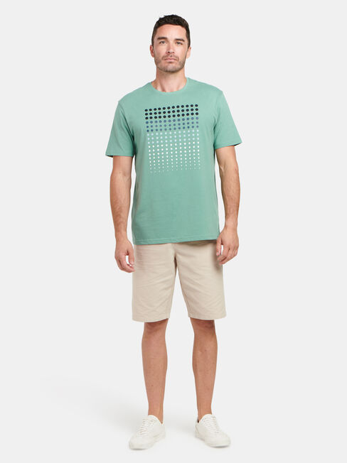 Levi Short Sleeve Print Crew Tee, Green, hi-res
