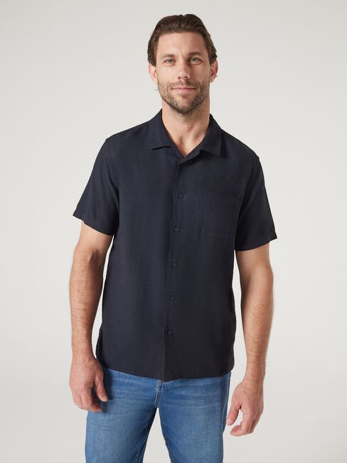 Jimmy Relaxed Resort Shirt, Navy, hi-res
