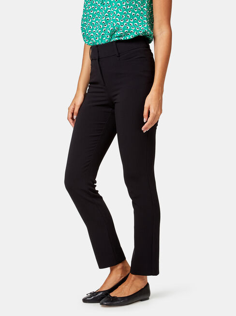 Cathy 4 Way Stretch Pant, Black, hi-res