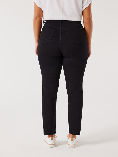 Sienna Curve Embracer High Waisted Slim Straight Jeans, Coloured, hi-res