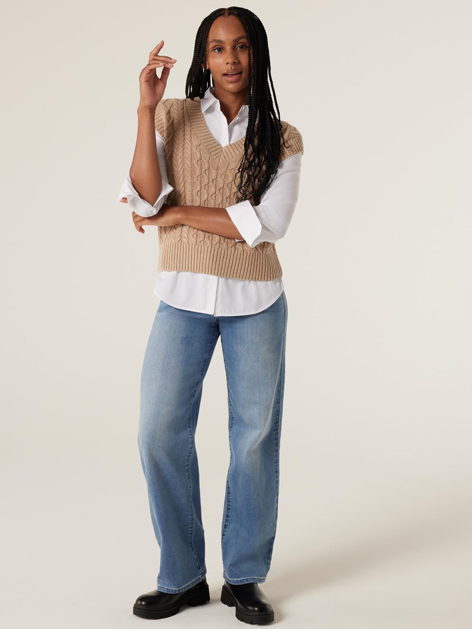 Isadora Cable Vest Jeanswest