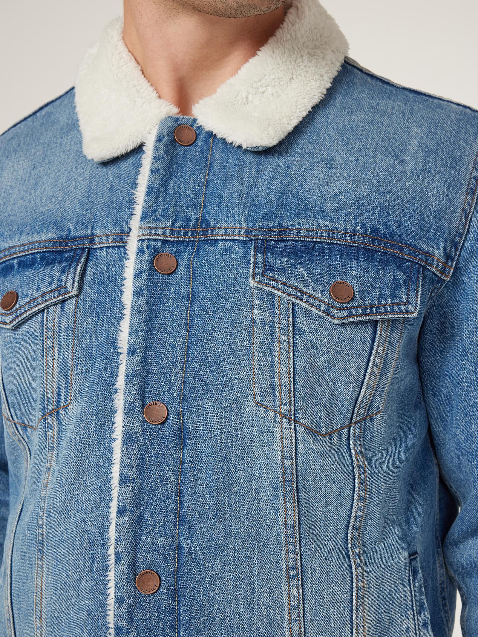 Dallas Sherpa Denim Jacket Jeanswest