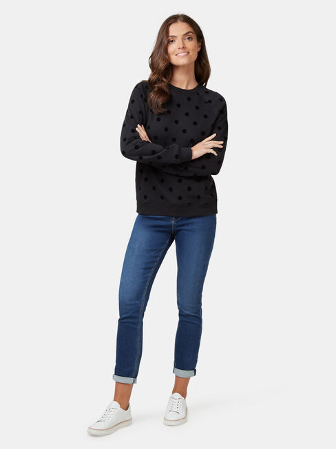 Viola Sweatshirt, Black, hi-res