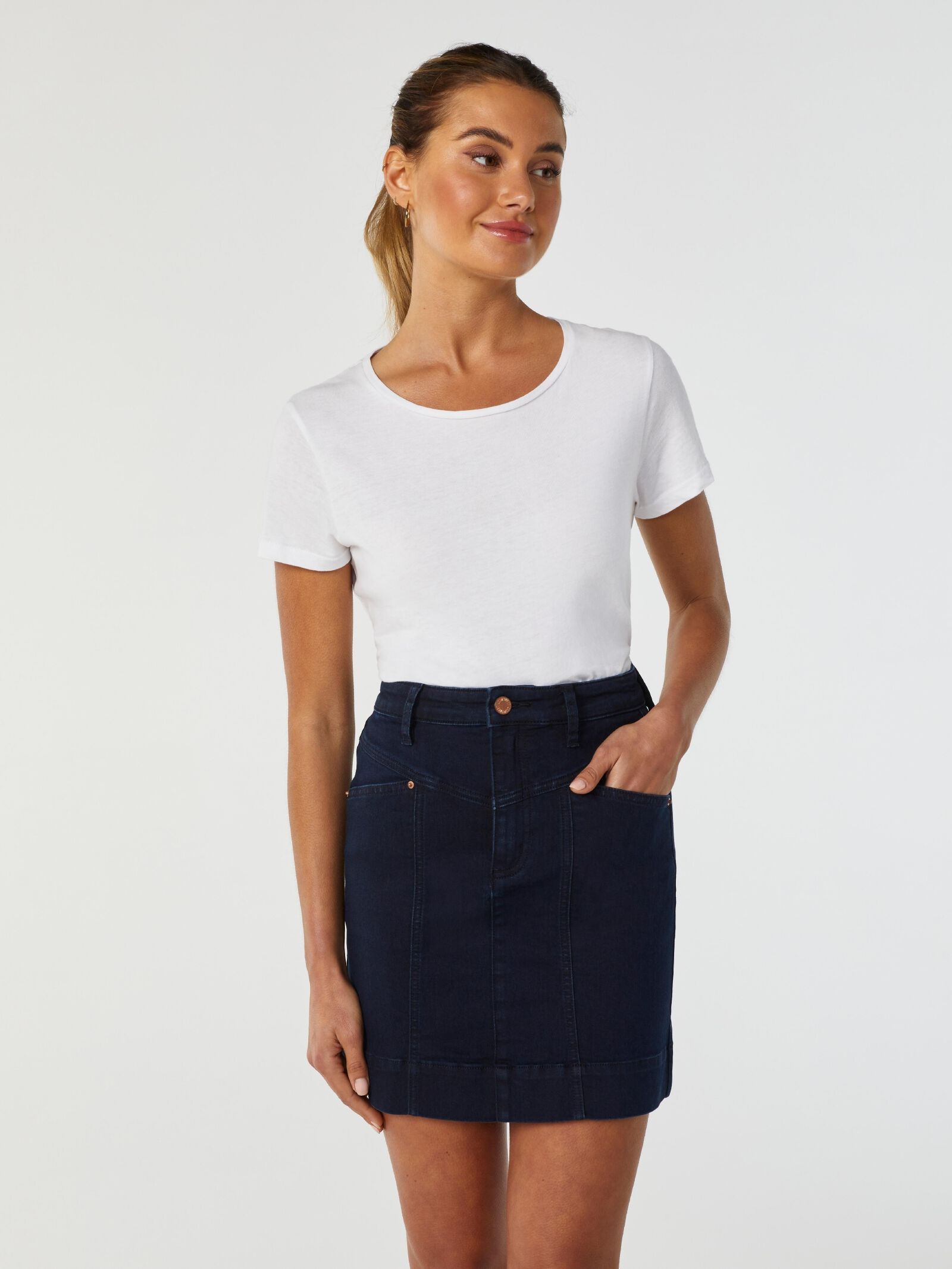 Denim sales skirt jeanswest