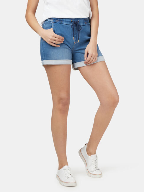 Nova Luxe Lounge Short, Mid Indigo, hi-res