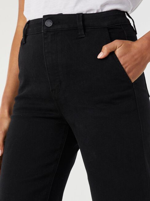 Kelsey Relaxed Capri, Black, hi-res