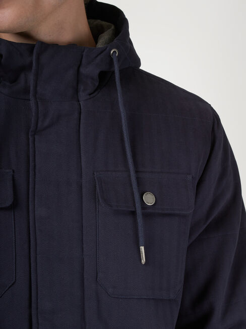 Dante Drill Jacket, Blue, hi-res