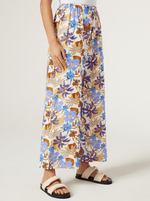 Tillie Wide Leg Pant, Print, hi-res