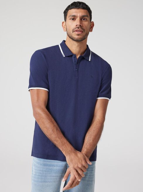 SS Nash Tipped Polo | Jeanswest