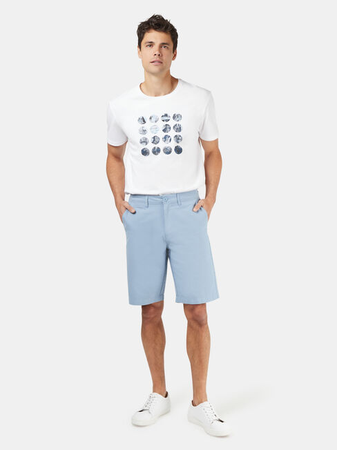 Hayden Textured Chino Short, Light Indigo, hi-res