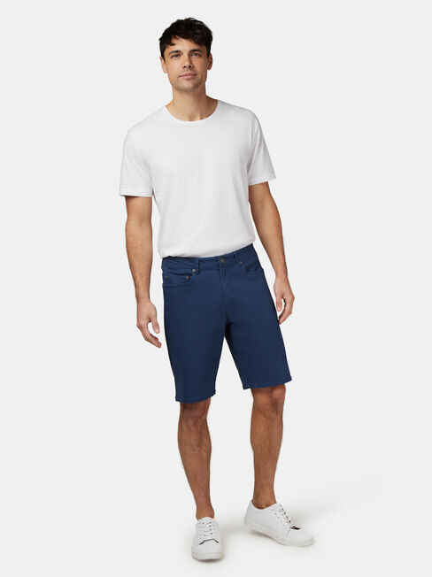 Milton 5 Pocket Short, Blue, hi-res