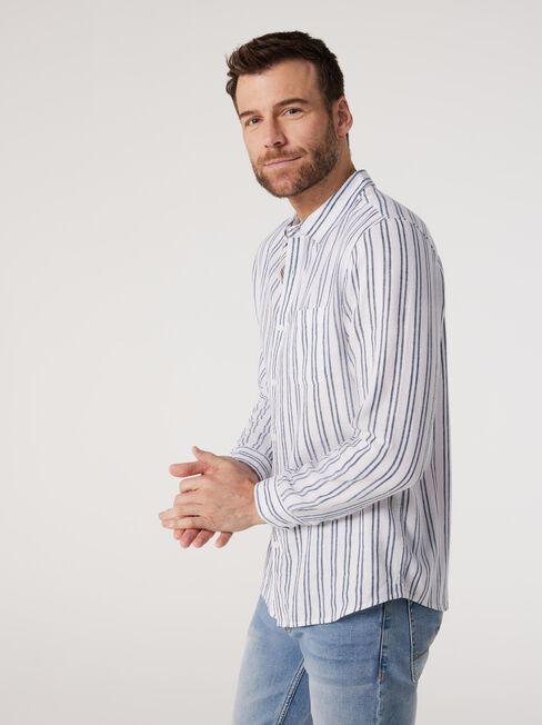 LS Hank Stripe Linen Shirt