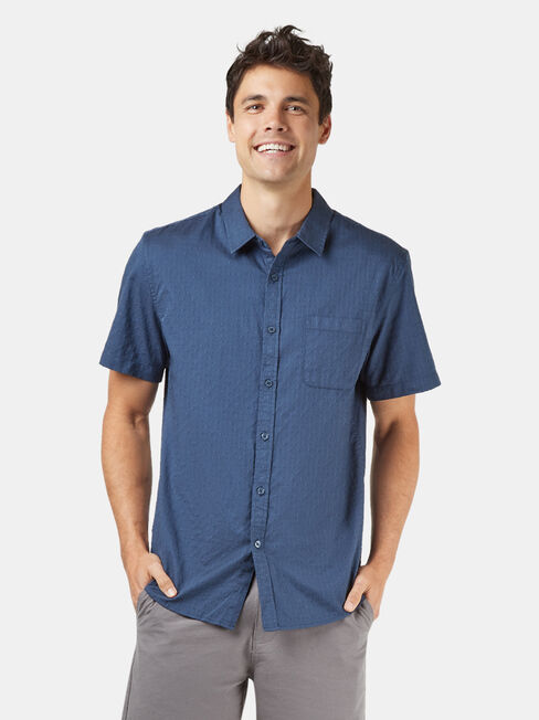 Kennedy Short Sleeve Shirt, Blue, hi-res