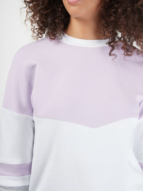 Dante Drop Shoulder Sweat, Print, hi-res