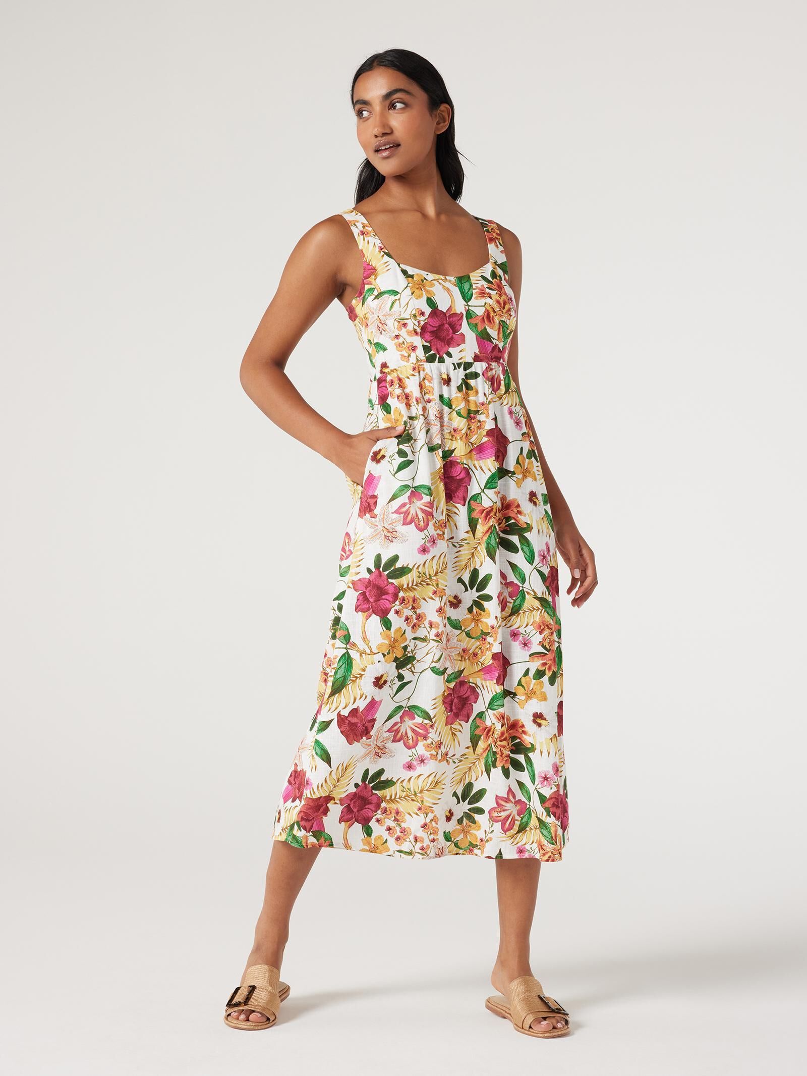 Pia Shirred Back Dress Jeanswest