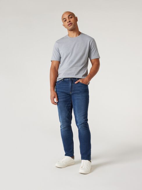 SS Pablo Slub Basic Tee, Dusk Blue, hi-res